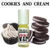 Flavor :  Cookies And Cream by Liberty Vap