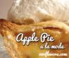 Flavor :  Apple Pie A La Mode by One-on-One Flavors