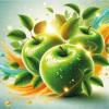 Flavor :  Vegan Apple Granny Smith by Sasami