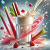 Flavor :  Vegan Buttermilch Rhabarber Himbeere by Sasami