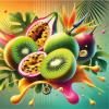 Flavor :  Vegan Kiwi Passion Fruit Guava by Sasami