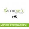Base :  Vapote Style - 50/50% - 0.00 mg/mL 
Dernire mise  jour le :  18-05-2017 